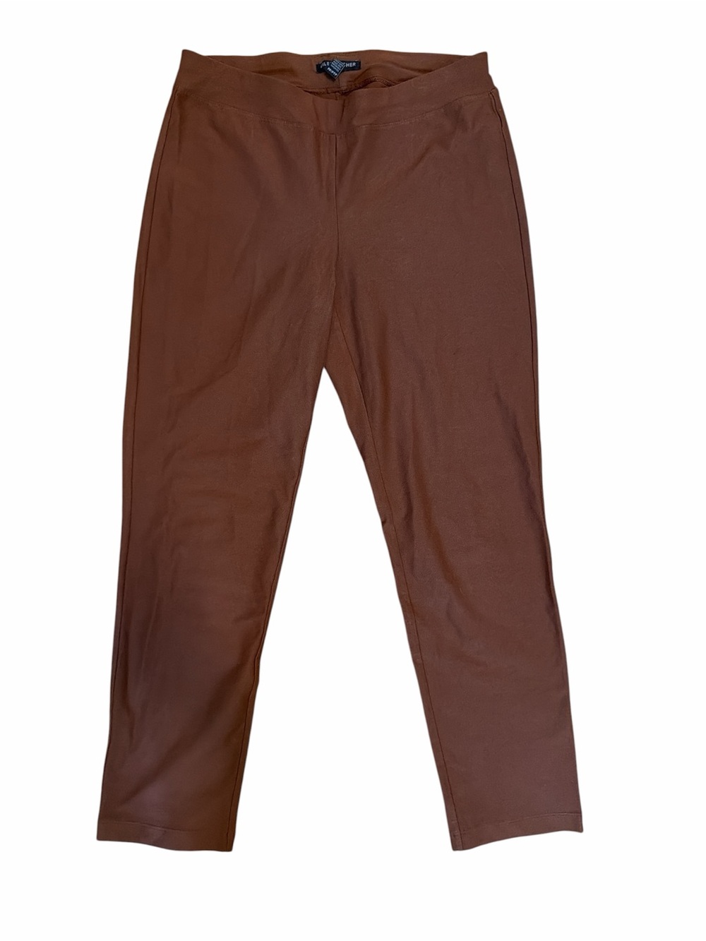 Eileen Fisher Brown Stretch Ankle Pants